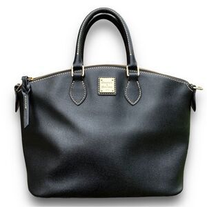Dooney & Bourke Top Handle Satchel Zip Closure Dome Doctors Style Bag Purse